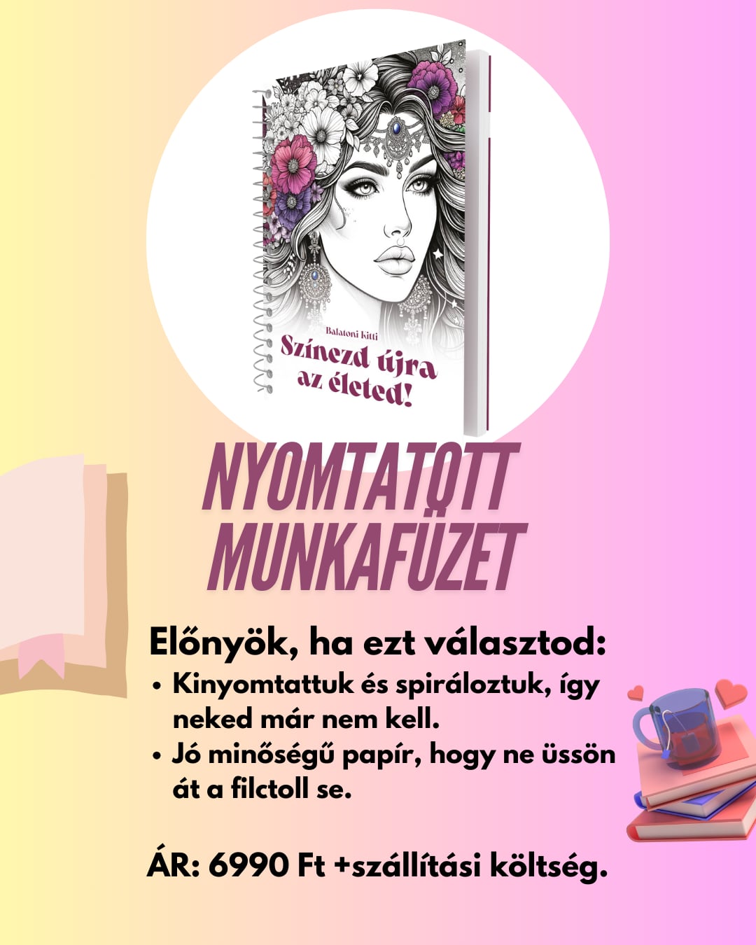 Színezd újra az életed! - Munkafüzet