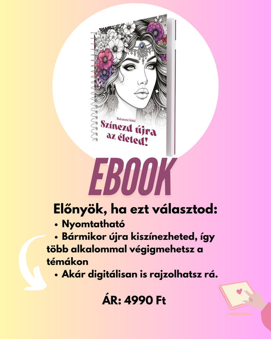 Színezd újra az életed e-book
